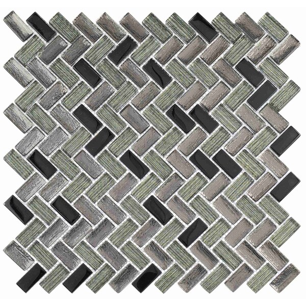 Andova Tiles SAMPLE-Velmo 1 in. x 1.25 in. Glass Mosaic Wall Tile - SAM-ANDVEL1016