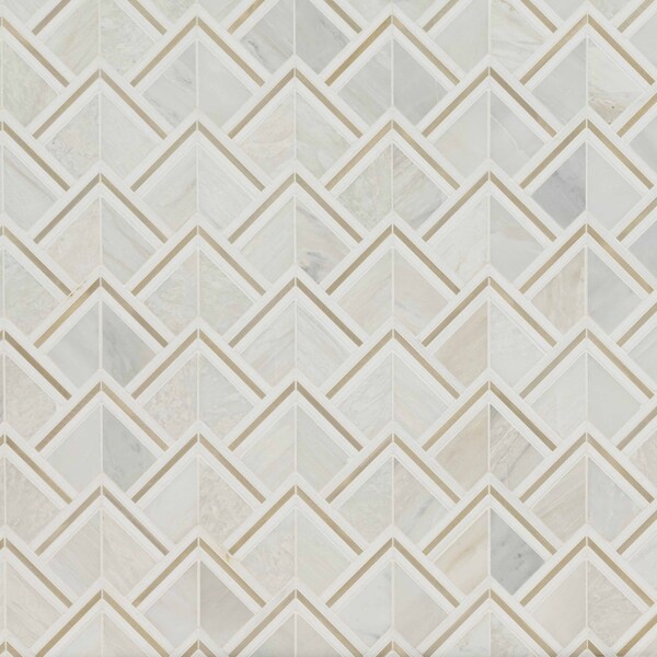 Msi Luxor Kona Gold SAMPLE Glass Mosaic Wall Tile - ZOR-MD-0419-SAM