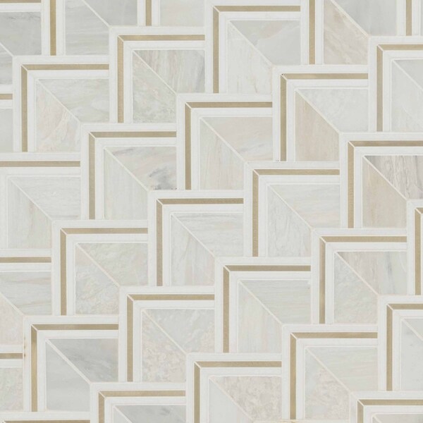 Msi Luxor Kona Gold SAMPLE Glass Mosaic Wall Tile - ZOR-MD-0419-SAM