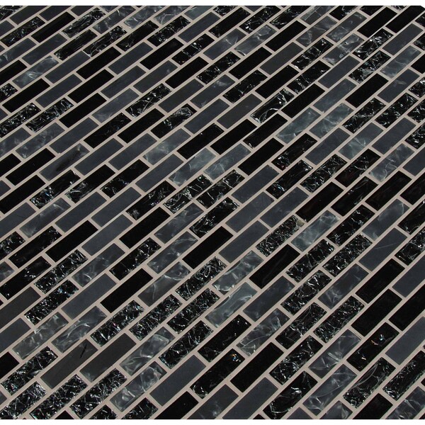 Msi Glissen 12 In. X 12 In. Glass Mesh-Mounted Mosaic Tile, 15PK - ZOR-MD-0467