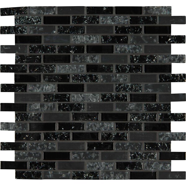 Msi Glissen 12 In. X 12 In. Glass Mesh-Mounted Mosaic Tile, 15PK - ZOR-MD-0467