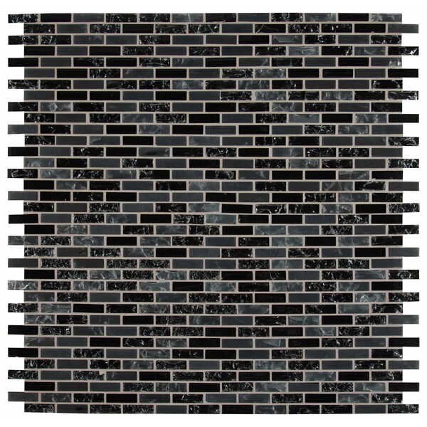Msi Glissen 12 In. X 12 In. Glass Mesh-Mounted Mosaic Tile, 15PK - ZOR-MD-0467