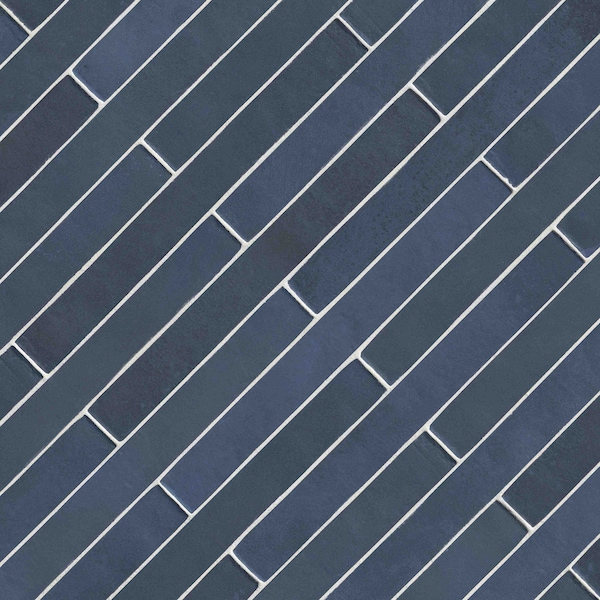 Msi Flamenco Hale Navy Brick  2'' X 18'' Glossy Porcelain Floor And Wall Tile, 32PK - ZOR-PT-0770