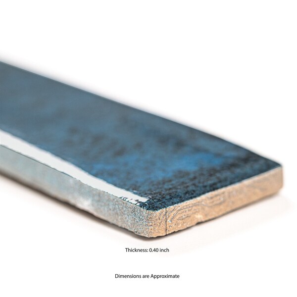 Msi Flamenco Hale Navy Brick  2'' X 18'' Glossy Porcelain Floor And Wall Tile, 32PK - ZOR-PT-0770