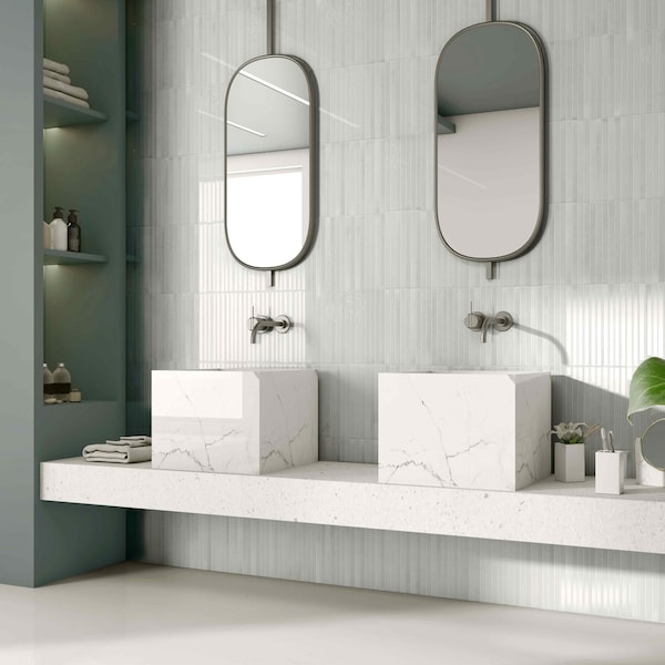 Msi Marino Artic Pearl 5 in. X 10 in.  Glossy Porcelain Wall Tile, 26PK - ZOR-PT-0811