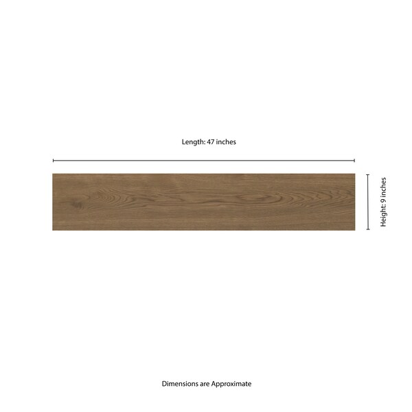 Msi Cabana Honey 9''x47'' Matte Porcelain Floor & Wall Tile, 5PK - ZOR-PT-0778