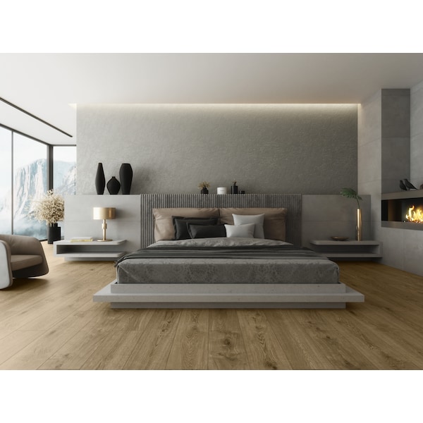 Msi Cabana Honey 9''x47'' Matte Porcelain Floor & Wall Tile, 5PK - ZOR-PT-0778