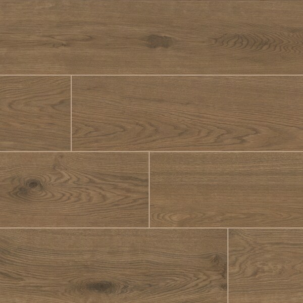 Msi Cabana Honey 9''x47'' Matte Porcelain Floor & Wall Tile, 5PK - ZOR-PT-0778