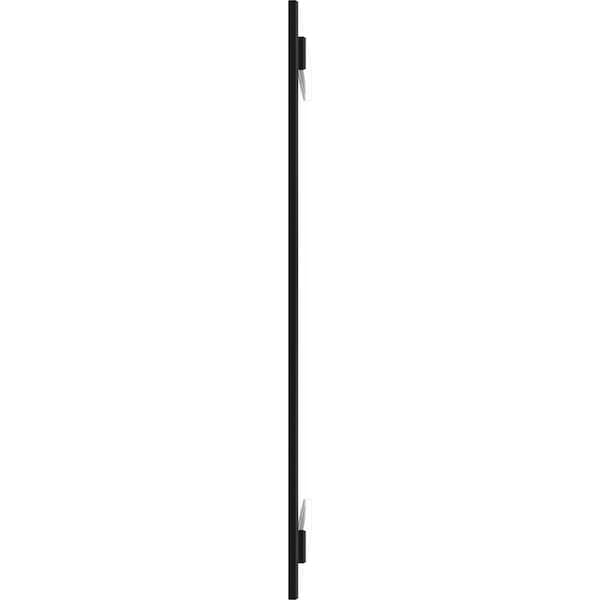 Ekena Millwork True Fit PVC Three Board Joined Board-n-Batten Shutters, Black, 16 1/8W x 76H, PR - TFP101BBF16X076BL