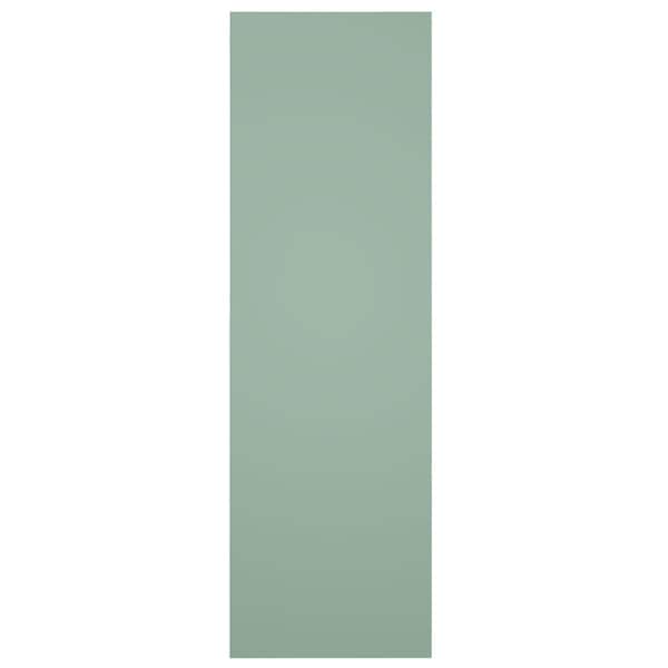 Ekena Millwork True Fit PVC Single Panel Herringbone Modern Style Fixed Mount Shutters, Seaglass, 18W x 61H, PR - TFP001HB18X061SG