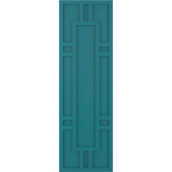 Ekena Millwork True Fit PVC Hastings Fixed Mount Shutters, Antigua, 15W x 46H, PR - TFP001HS15X046AN