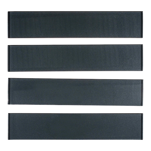 Andova Tiles ANDOVA TILES Kweit 3" x 14" Glass Metal Look Subway Tile, PK30 - ANDKWI441