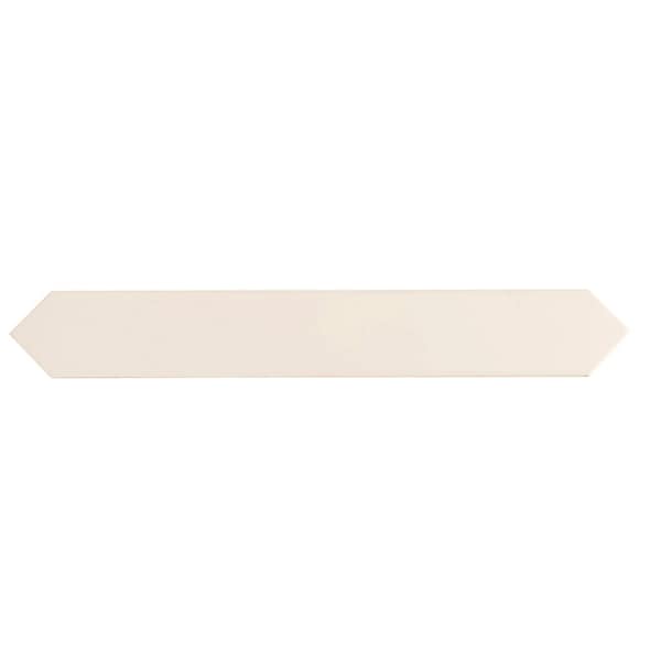 Apollo Tile Terralis 3 x 19 in. Glossy Pearl White Porcelain Picket Wall and Floor Tile 7.65 sq ft/case, 20PK - UMB88BIAPKTA