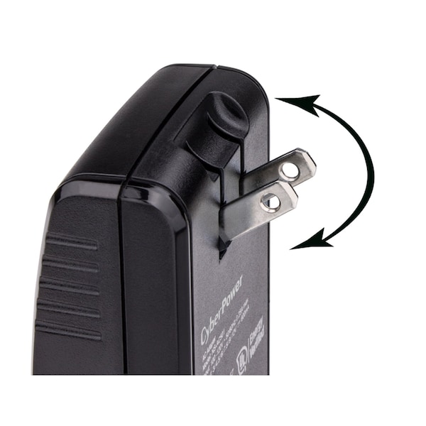 Adaptador de corriente Cyberpower de 20 AWG 9 V 5 pies L - CPUAC1U1300