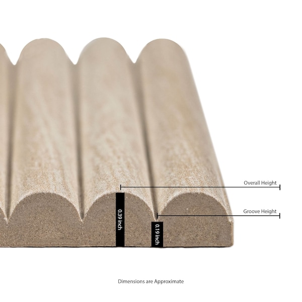 Msi Serata Harmona Dunewood 4.5 in. X 9 in. Matte Porcelain Wall Tile, 28PK - ZOR-PT-0820