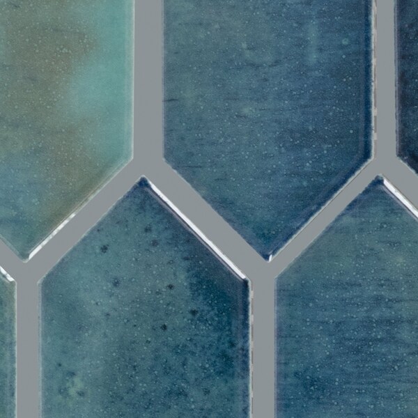 Daltile Miramo 2'' x 5'' Ceramic Picket Wall Mosaic, 12PK - MR47PCK25MBMSGL