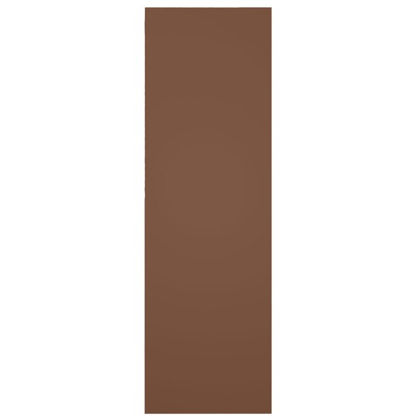 Ekena Millwork True Fit PVC San Miguel Mission Style Fixed Mount Shutters, Burnt Toffee, 12W x 39H, PR - TFP001SM12X039BT