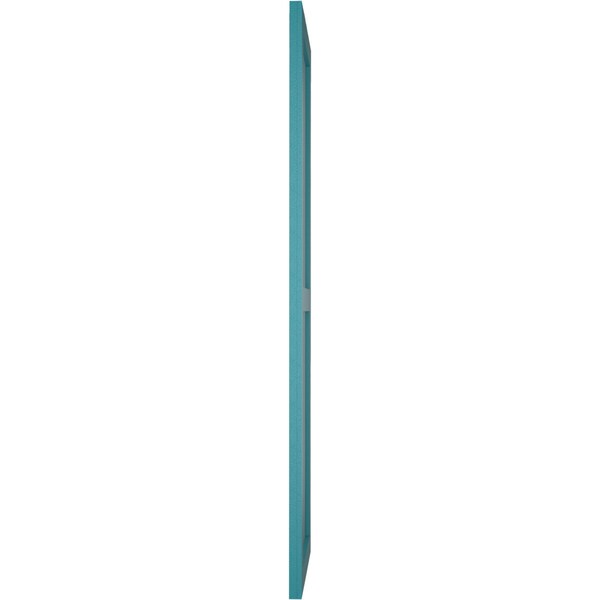 Ekena Millwork True Fit PVC Farmhouse/Flat Panel Combination Fixed Mount Shutters, Antigua, 12W x 36H, PR - TFP101FC12X036AN