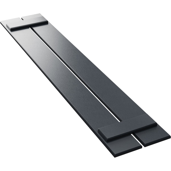 Ekena Millwork True Fit PVC Two Board Spaced Board-n-Batten Shutters, Starless Night Blue, 11 1/4W x 68H, PR - TFP101SBF11X068OB