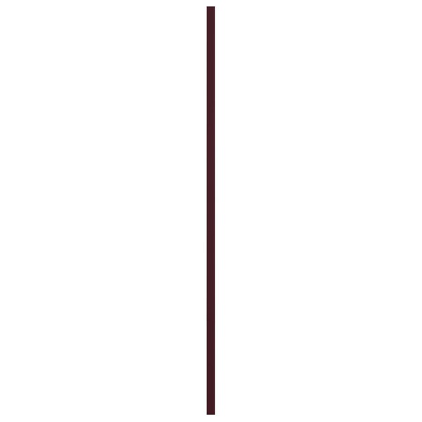 Ekena Millwork True Fit PVC Single Panel Chevron Modern Style Fixed Mount Shutters, Wine Red, 12W x 70H, PR - TFP001CV12X070WR