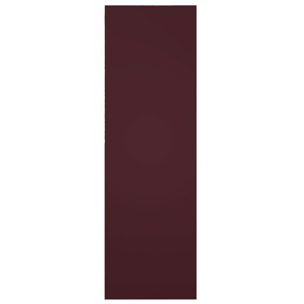 Ekena Millwork True Fit PVC Single Panel Chevron Modern Style Fixed Mount Shutters, Wine Red, 12W x 70H, PR - TFP001CV12X070WR