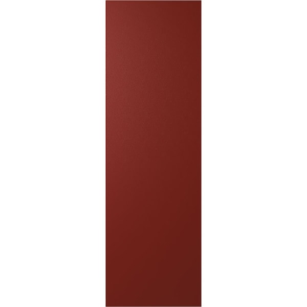 Ekena Millwork 18W x 38H True Fit PVC Diagonal Slat Modern Style Fixed Mount Shutters, Pepper Red, PR - TFP001DG18X038MR