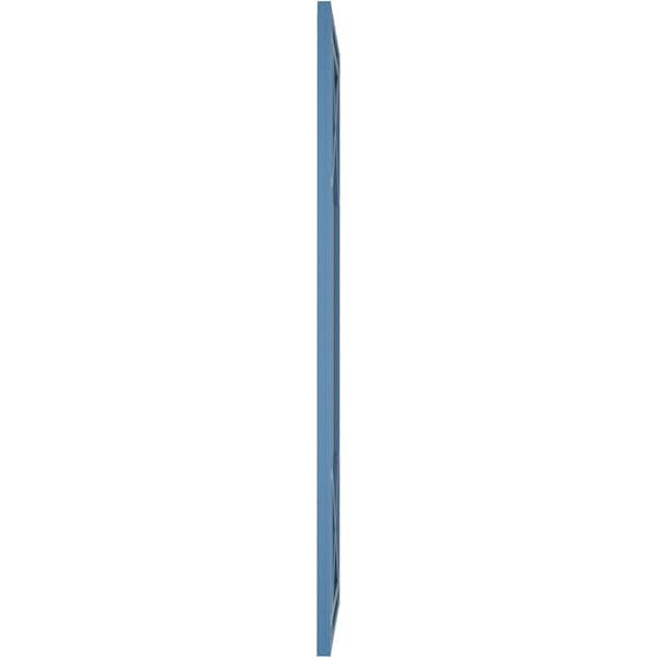 Ekena Millwork True Fit PVC Bungalow Fixed Mount Shutters, Sojourn Blue, 18W x 56H, PR - TFP001BG18X056HB