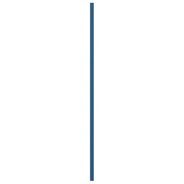 Ekena Millwork True Fit PVC Bungalow Fixed Mount Shutters, Sojourn Blue, 18W x 56H, PR - TFP001BG18X056HB