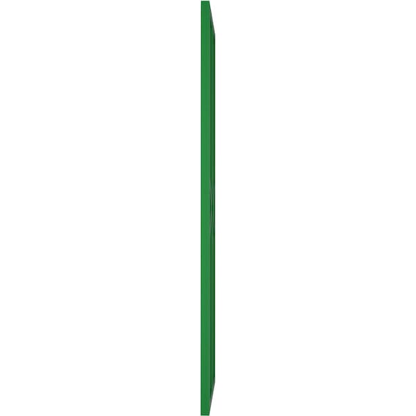 Ekena Millwork True Fit PVC Cedar Park Fixed Mount Shutters, Viridian Green, 15W x 73H, PR - TFP001CP15X073HG