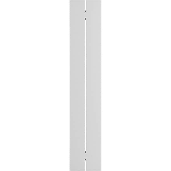 Ekena Millwork True Fit PVC Two Board Spaced Board-n-Batten Shutters, Peaceful Blue, 11 1/4W x 31H, PR - TFP101SBF11X031SB