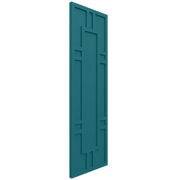 Ekena Millwork True Fit PVC Hastings Fixed Mount Shutters, Antigua, 18W x 66H, PR - TFP001HS18X066AN