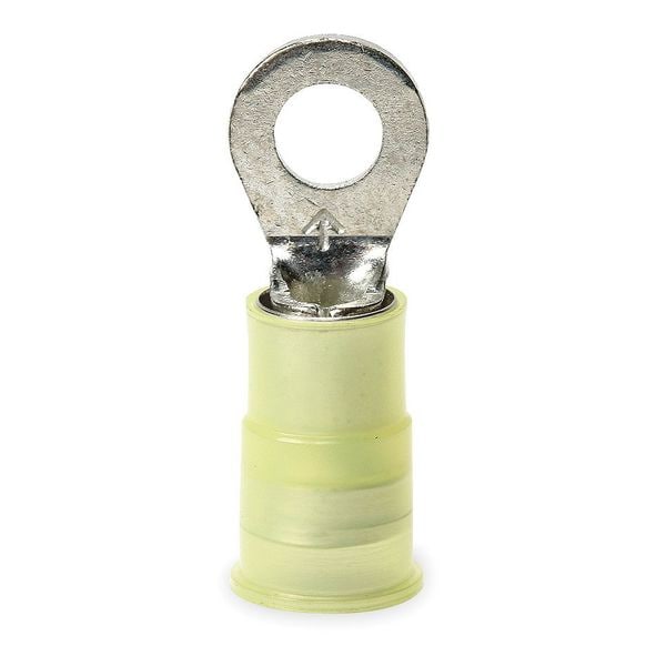 Terminal de anillo de nylon de calibre AWG 12-10 con espárrago de 1/4", paquete de 50 unidades - MNG10-14R/SX