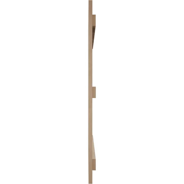 Ekena Millwork Rustic Four Board Spaced Board-n-Batten Pecky Cypress Faux Wood Shutters, 23 1/2"W x 66"H - SHUBSS23X66PCPR