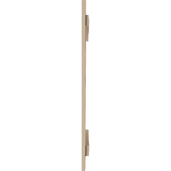 Ekena Millwork Rustic Four Board Spaced Board-n-Batten Riverwood Faux Wood Shutters, 23 1/2W x 40H, PR - SHUBSS23X40RWPR