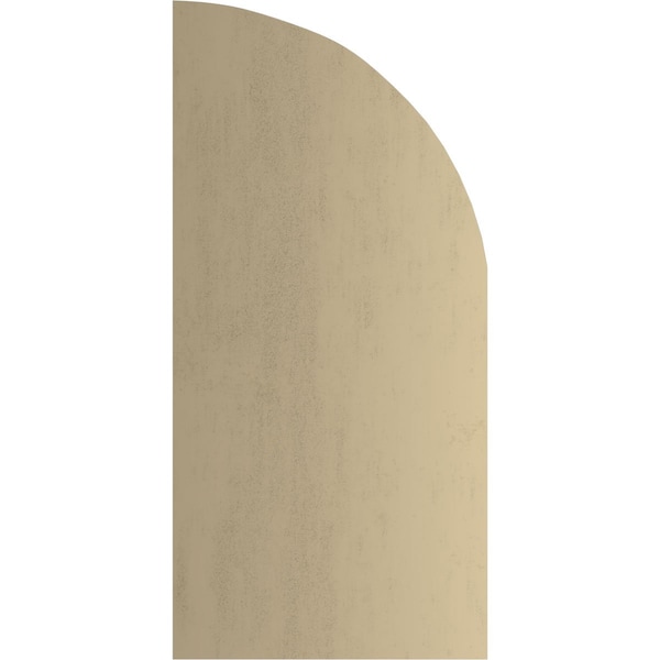 Ekena Millwork Riverwood 4 Board Joined Board-n-Batten w/Quarter Round Arch Top Faux Wood Shutters, 22W x 72H, PR - SHUBJQ22X72RWPR