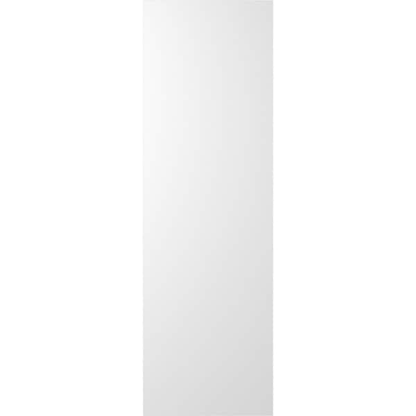 Ekena Millwork 15W x 44H True Fit PVC Diagonal Slat Modern Style Fixed Mount Shutters, Unfinished, PR - TFP001DG15X044UN