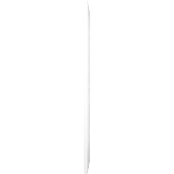 Ekena Millwork 15W x 44H True Fit PVC Diagonal Slat Modern Style Fixed Mount Shutters, Unfinished, PR - TFP001DG15X044UN