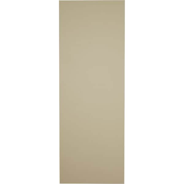 Ekena Millwork Rustic Three Board Joined Board-n-Batten Smooth Faux Wood Shutters w/No Batten, 16 1/2W x 74H, PR - SHUBJN16X74SMPR