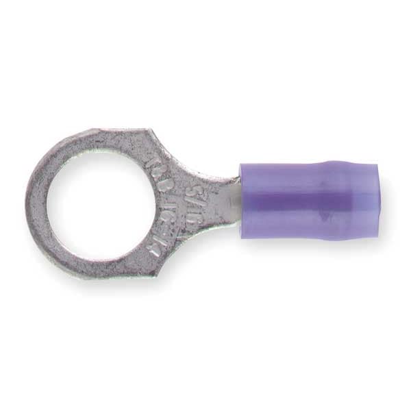 Terminal de Anillo de Nylon Sta-Kon 18-14 AWG 5/16" para Perno PK100 - RB14-516