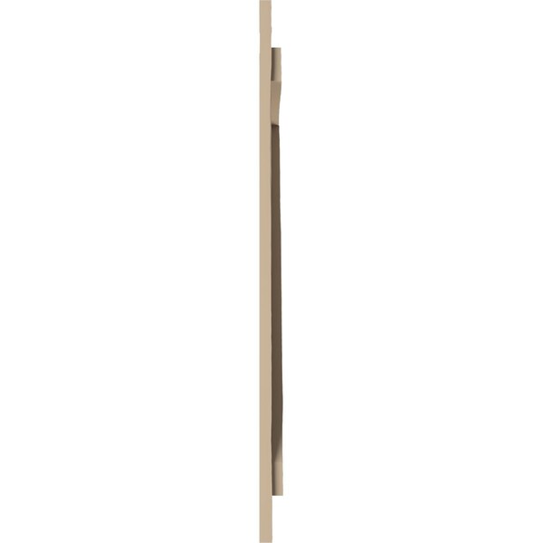 Ekena Millwork Rustic Four Board Spaced Board-n-Batten Rough Sawn Faux Wood Shutters w/Z-Board, 23 1/2W x 40H, PR - SHUBSZ23X40RSPR