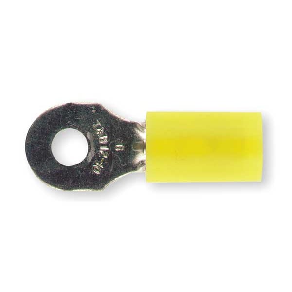 Terminal de anillo de nylon Sta-Kon, calibre 12-10, para tornillo #6, paquete de 50 unidades - RC10-6