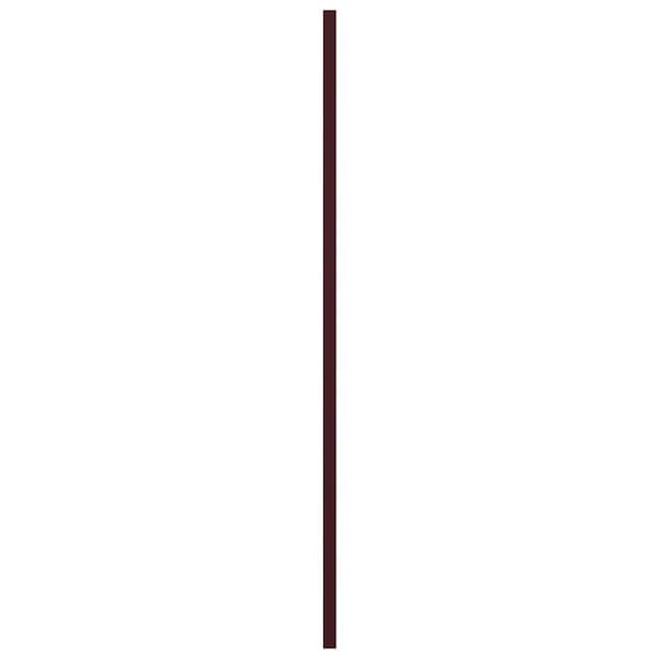 Ekena Millwork True Fit PVC Two Equal Panel Farmhouse Fixed Mount Shutters w/ Z-Bar, Wine Red , 15W x 71H, PR - TFP102FH15X071WR
