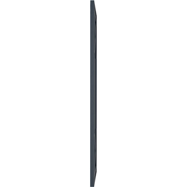 Ekena Millwork True Fit PVC Bungalow Fixed Mount Shutters, Starless Night Blue, 18W x 38H, PR - TFP001BG18X038OB