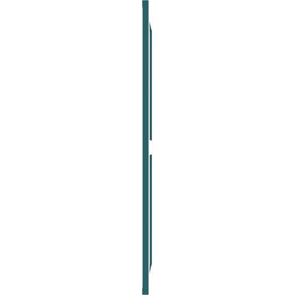 Ekena Millwork True Fit PVC Two Equal Flat Panel Shutters, Antigua, 15W x 39H, PR - TFP101FPF15X039AN