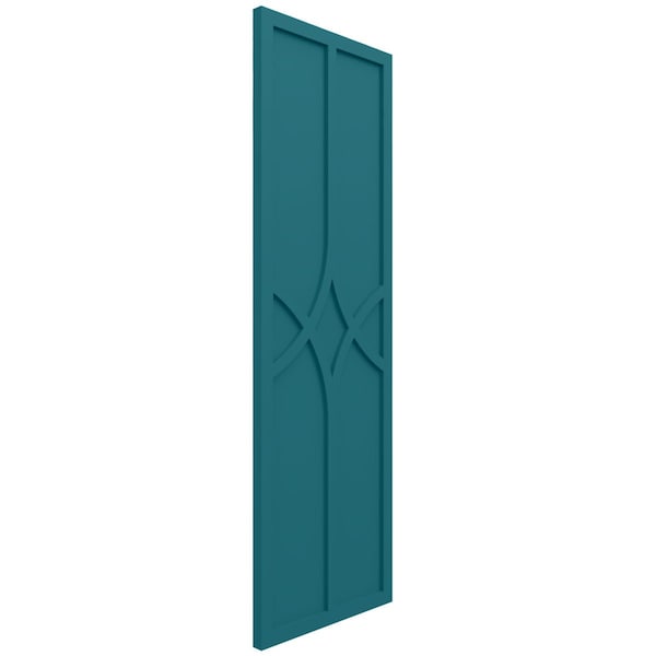 Ekena Millwork True Fit PVC Cedar Park Fixed Mount Shutters, Antigua, 12W x 68H, PR - TFP001CP12X068AN