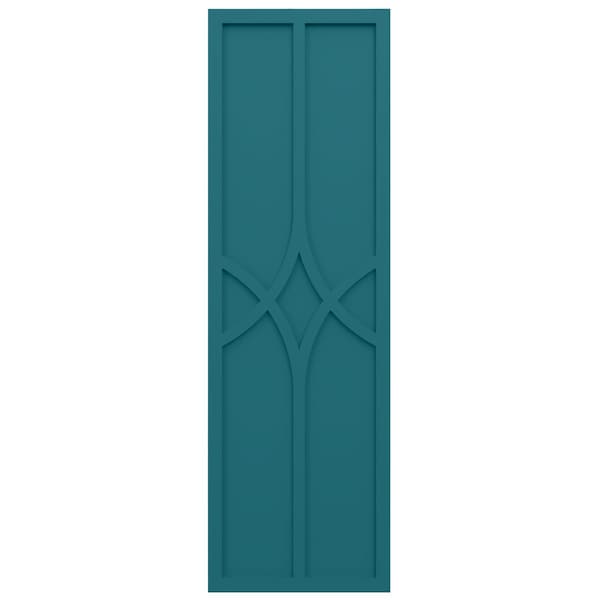 Ekena Millwork True Fit PVC Cedar Park Fixed Mount Shutters, Antigua, 12W x 68H, PR - TFP001CP12X068AN