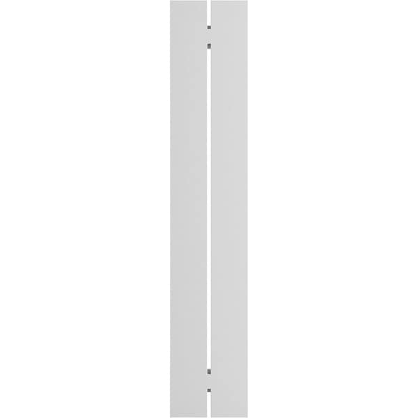 Ekena Millwork True Fit PVC, Two Board Spaced Board-n-Batten Shutters, Natural Twine, 11 1/4W x 69H, PR - TFP101SBF11X069NT