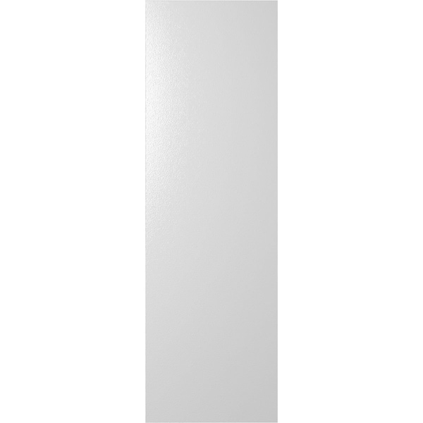 Ekena Millwork True Fit PVC Two Panel Chevron Modern Style Fixed Mount Shutters, Unfinished, 12W x 35H, PR - TFP101CV12X035UN