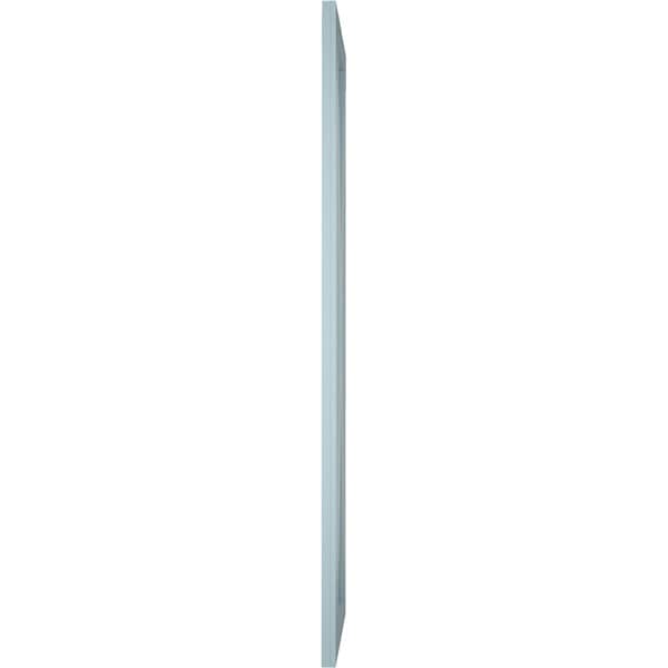 Ekena Millwork True Fit PVC Single X-Board Farmhouse Fixed Mount Shutters, Peaceful Blue, 15W x 66H, PR - TFP001FH15X066SB