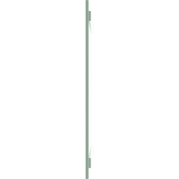 Ekena Millwork True Fit PVC, Four Board Joined Board-n-Batten Shutters, Seaglass, 21 1/2W x 49H, PR - TFP101BBF21X049SG